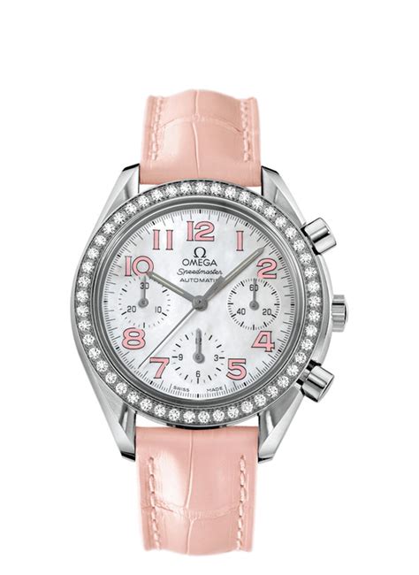 omega speedmaster ladies pink|Omega Speedmaster price.